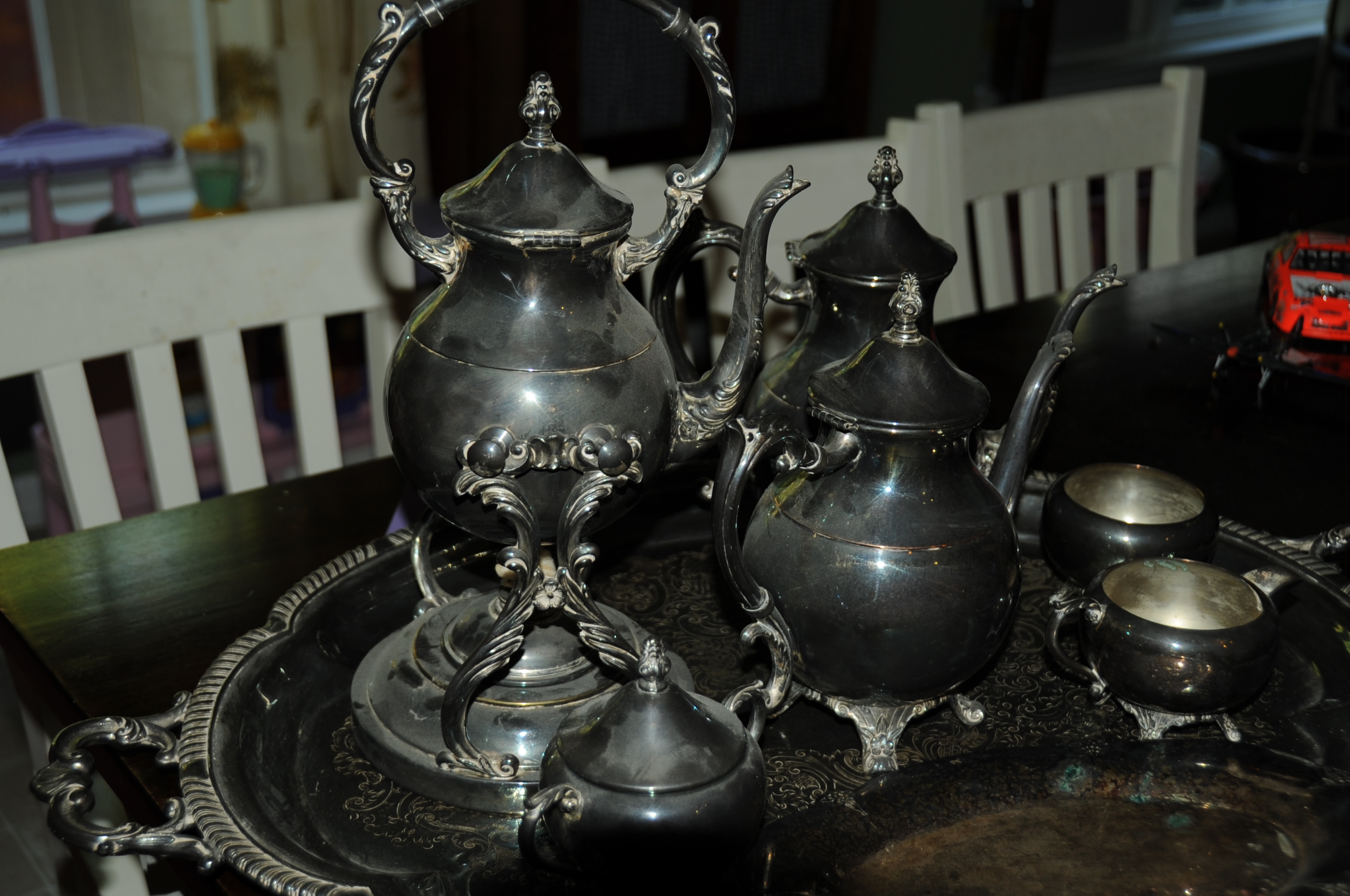 sterling silver tea set InstAppraisal